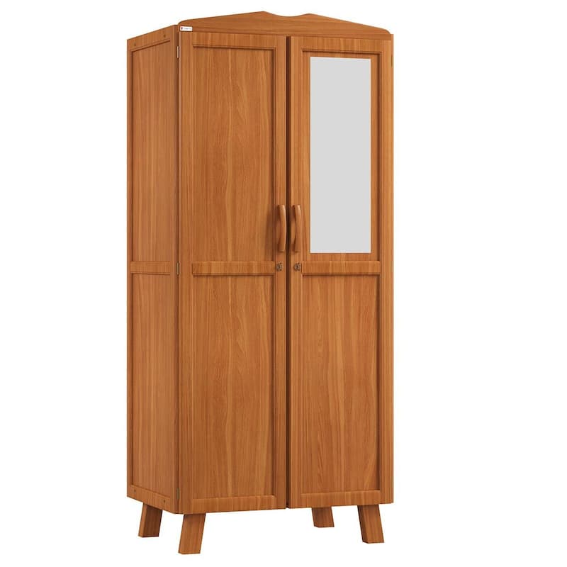 Guarda-Roupa Itália com 2 Portas e 1 Gaveta em Madeira Pinus